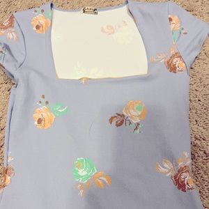 Square neck body suit